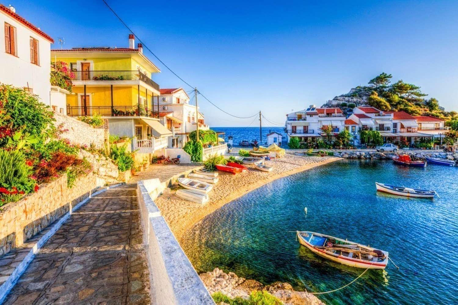 Kokkari Village Samos island