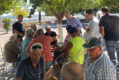 Επίσκεψη του Υποψήφιου Περιφερειάρχη κ. Αλκιβιάδη Στεφανή στην Ικαρία
