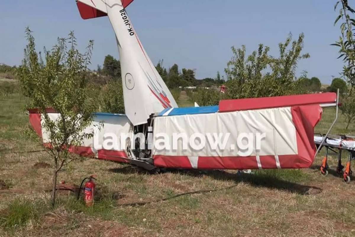 Θήβα: Συνετρίβη μικρό αεροσκάφος κοντά στην Αερολέσχη