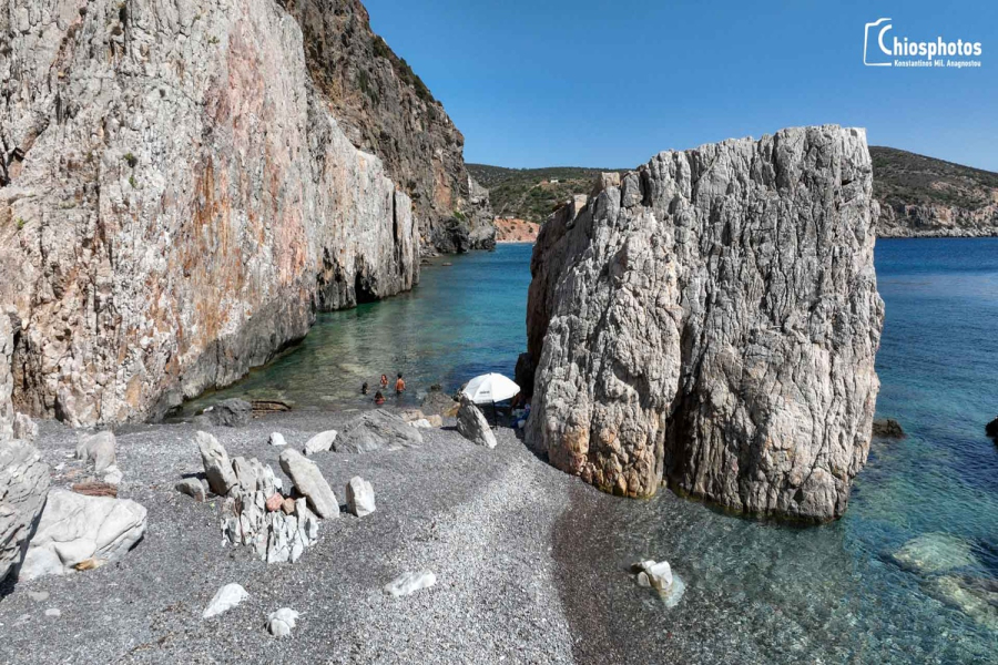 Παραλία Τριχιά - Μία από τις άγνωστες παραλίες της Χίου με άγρια φυσική ομορφιά