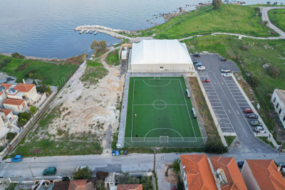 Δημοπράτηση κατασκευής γηπέδου μπάσκετ στην Παναγιούδα από τον Δήμο Μυτιλήνης