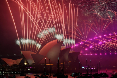 Η Αυστραλία υποδέχθηκε το 2023 με μία μαγική «παράσταση» πυροτεχνημάτων