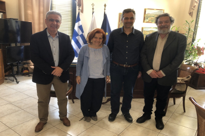 Συνάντηση Κάρμαντζη για τα τμήματα του Πανεπιστημίου Αιγαίου που λειτουργούν στη Χίο