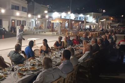 Συνάντηση Αλκιβιάδη Στεφανή, με υποψήφιους, ναυτικούς και εκπαιδευτικούς στα Καρδάμυλα της Χίου (pics)