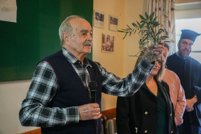 Μυτιλήνη: Ευχές και δεσμεύσεις στην κοπή πίτας του ΚΑΠΗ, παρών ο Δήμαρχος