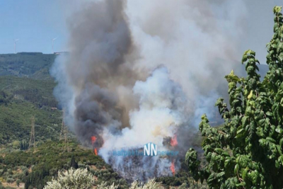 Φωτιά τώρα στη Ναύπακτο, σηκώθηκαν και εναέρια μέσα