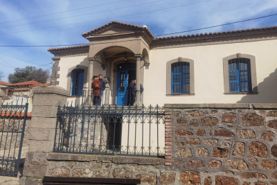 Λέσβος: Εγκαίνια του Ανακαινισμένου κτηρίου παλαιού Παρθεναγωγείου της Πτερούντας