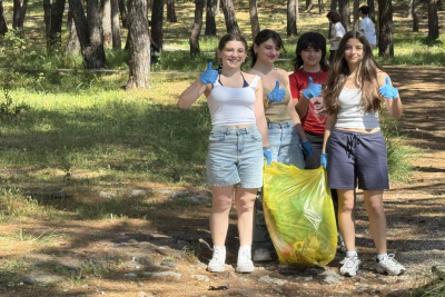 Εθελοντική περιβαλλοντική δράση καθαρισμού από μαθητές και μαθήτριες του Δήμου Μυτιλήνης