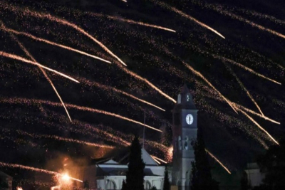 «Chios όπως… Chaos»: Το βίντεο του Reuters με τον ρουκετοπόλεμο! (βιντεο)