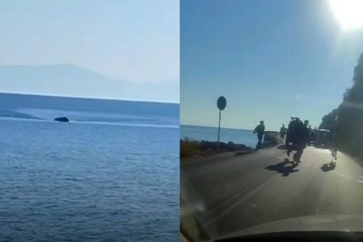 Απίστευτο συμβάν στη Σάμο: Παράνομοι μετανάστες διέκοψαν την κυκλοφορία σε κεντρικό δρόμο (VID)