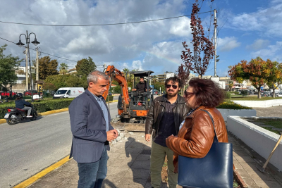 210.000 ευρώ για φωτισμό: Νέα έργα στην Ελ. Βενιζέλου από τον Δήμο Μυτιλήνης