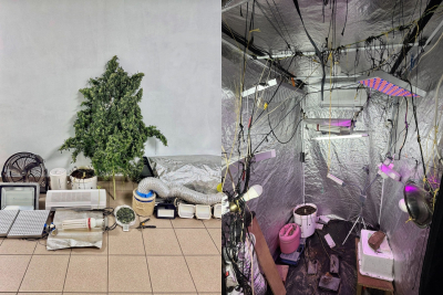 «Εργαστήριο κάνναβης» στο κέντρο της Μυτιλήνης – Δείτε τι βρήκε η αστυνομία!