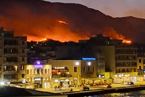 «ΝΥΧΤΑ-ΤΡΟΜΟΥ» στη Χίο – Οι φλόγες φτάνουν τα σπίτια! (ΦΩΤΟ)