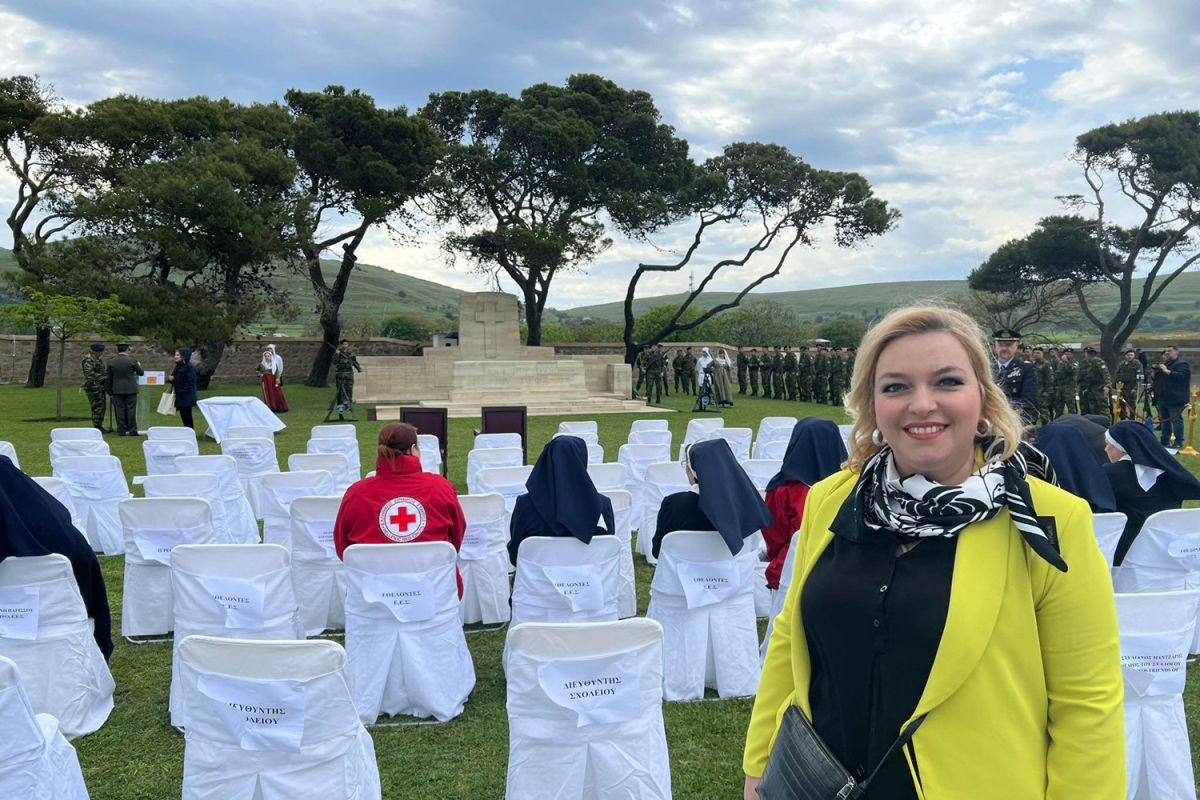 Στη Λήμνο η Βασιλική Χοχλάκα για το ANZAC