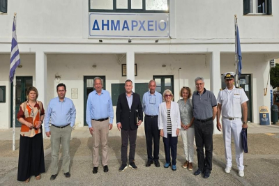 Η Επίσκεψη του Υφυπουργού Ναυτιλίας Γιάννη Παππά στις Οινούσσες