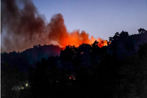 Κατάμαυρη η Χίος με ανυπολόγιστες καταστροφές μετά τη φωτιά