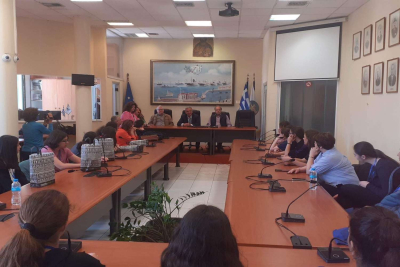 Χίος: Επίσκεψη Μαθητών στο Δημαρχείο στο πλαίσιο του Erasmus