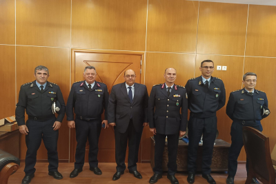 Συνάντηση του Δημάρχου Δυτικής Λέσβου με τον Γενικό Επιθεωρητή Αστυνομίας Βορείου Ελλάδας